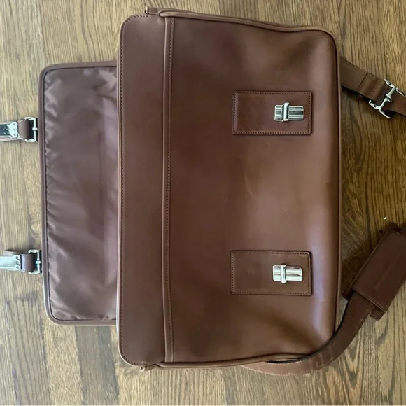 Coach Tan Leather Men's Briefcase